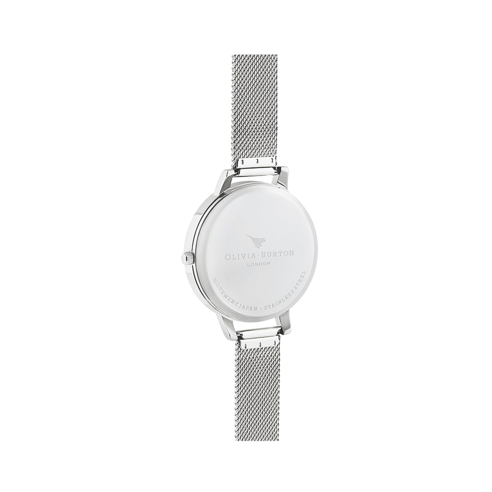 38mm Silver Mesh Watch