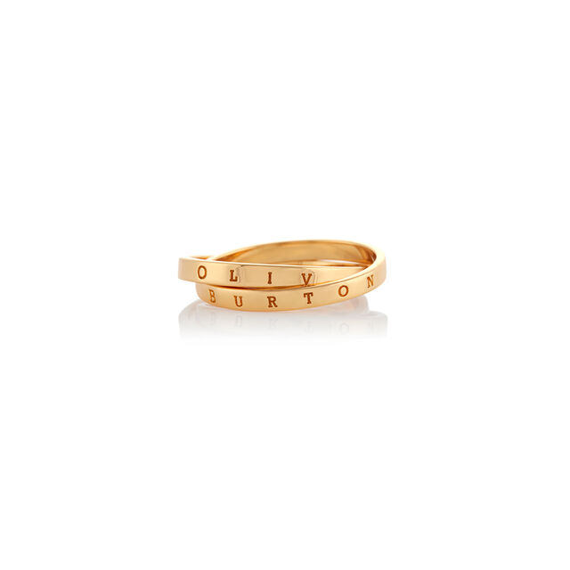 The Classics Interlink Ring Gold M