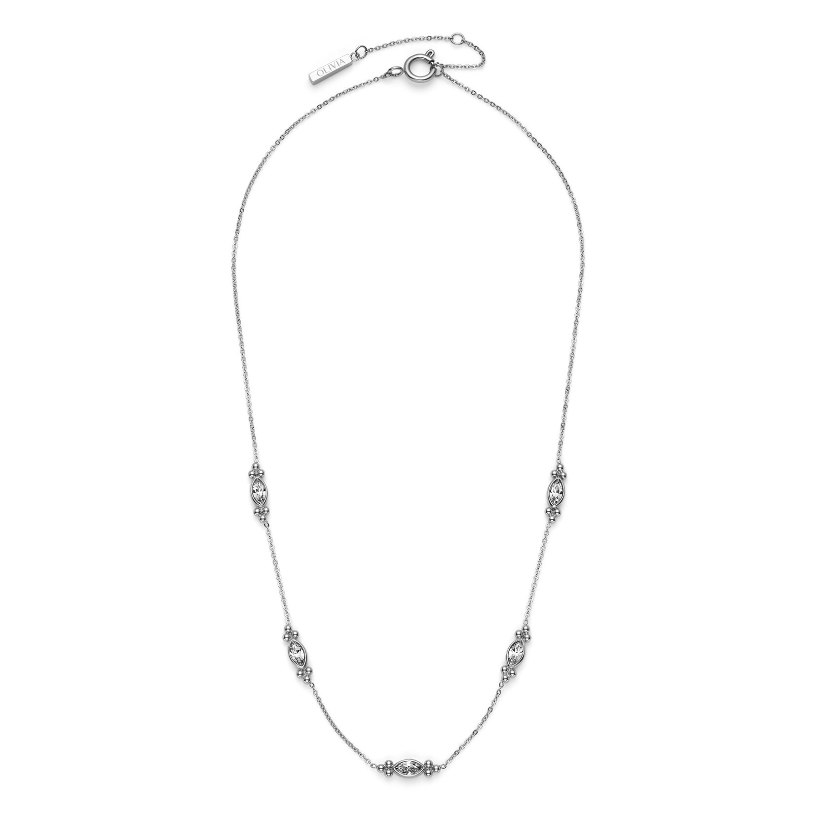Dainty Silver Tone Necklace