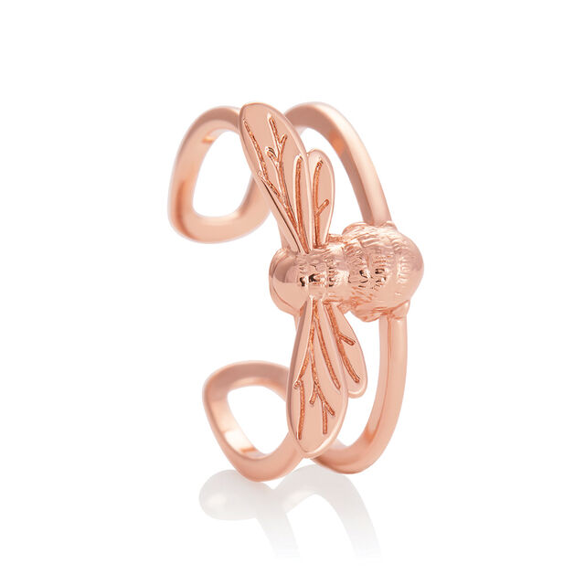 Lucky Bee Ring Rose Gold
