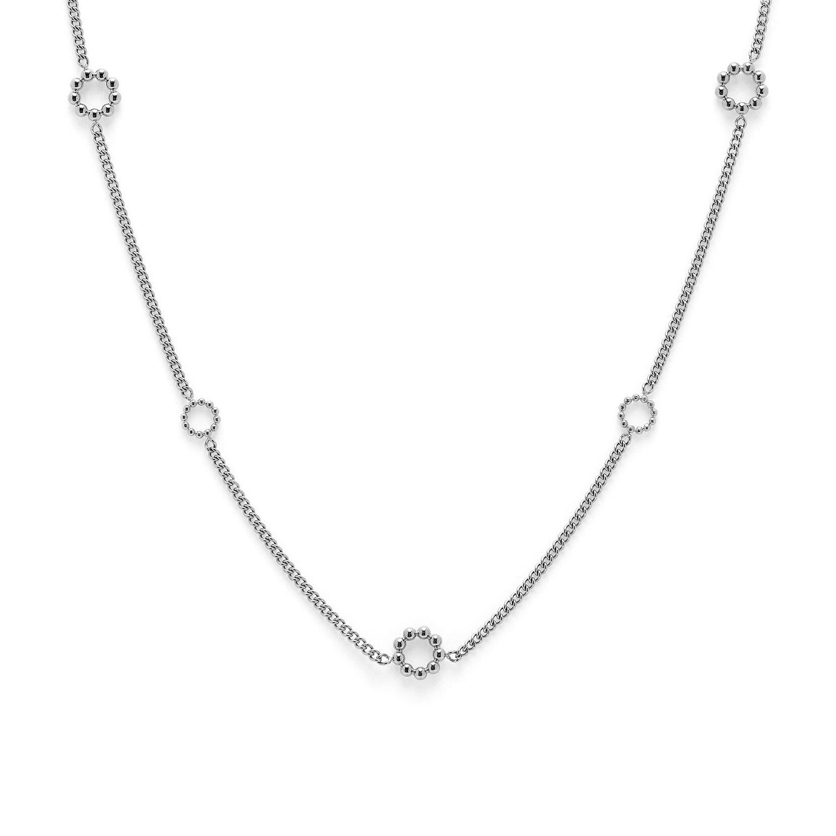 Nice silver necklace on sale