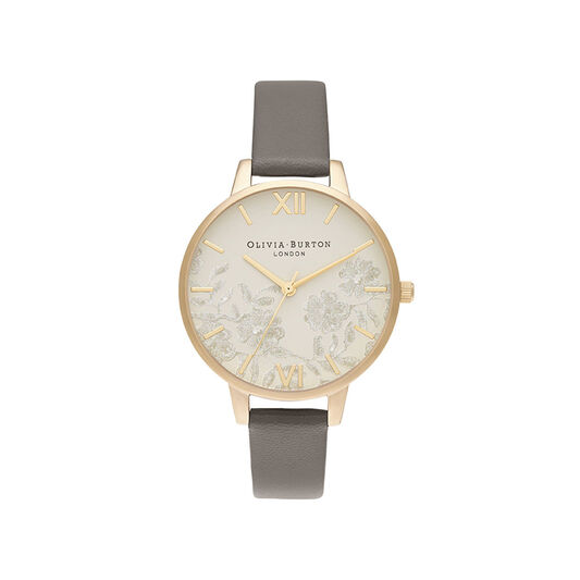 Demi Nude Dial Vegan London Grey & Gold