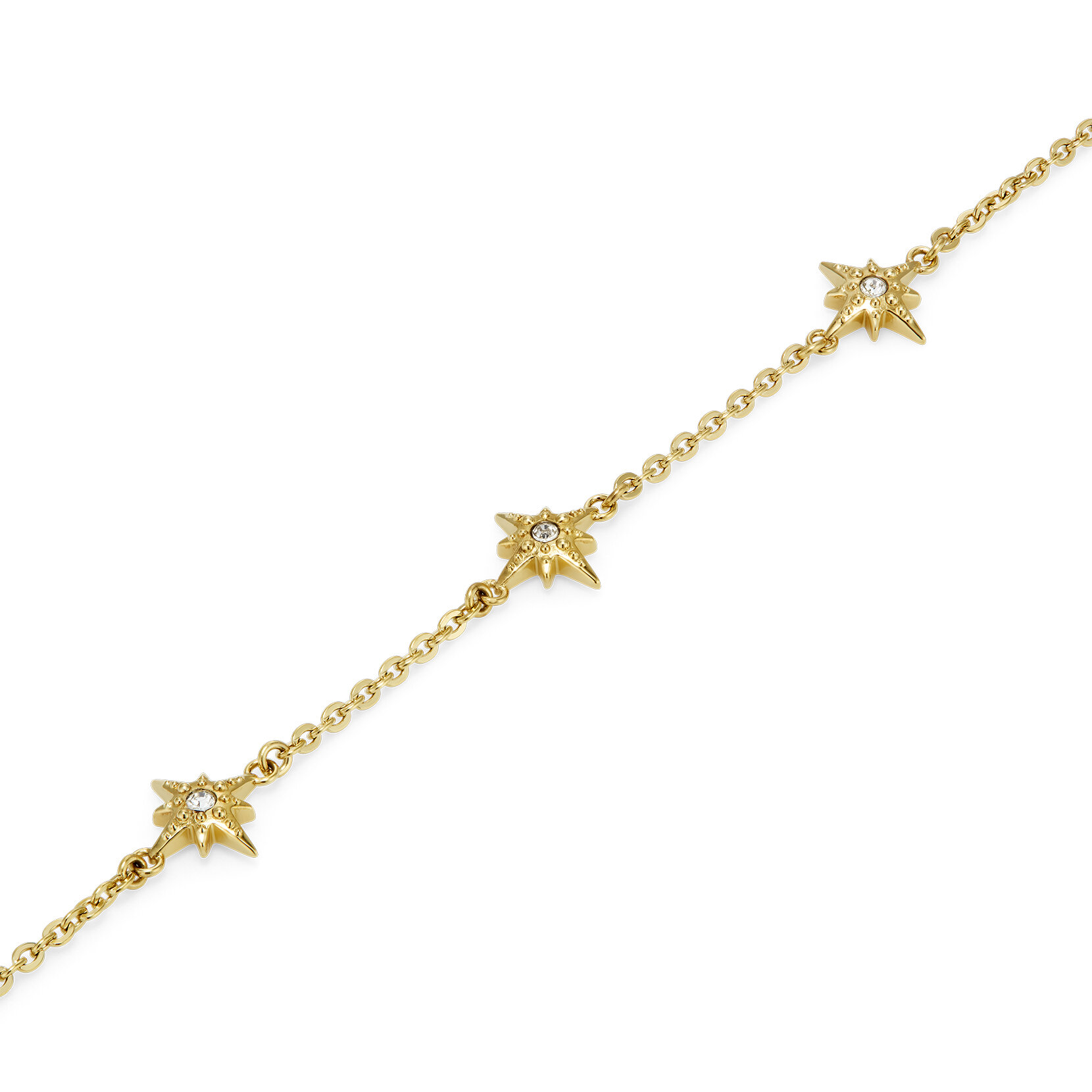 Ever Stacked North Star Gold Plated Stacking Bracelet
