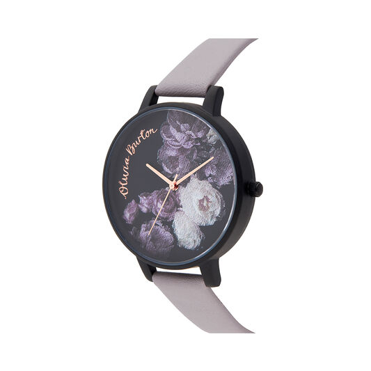 Fine Art Gray Lilac & Matte Black
