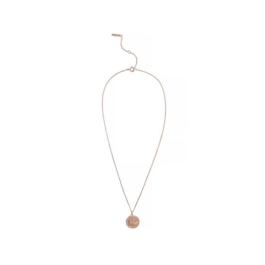 3D Butterfly Disc Necklace