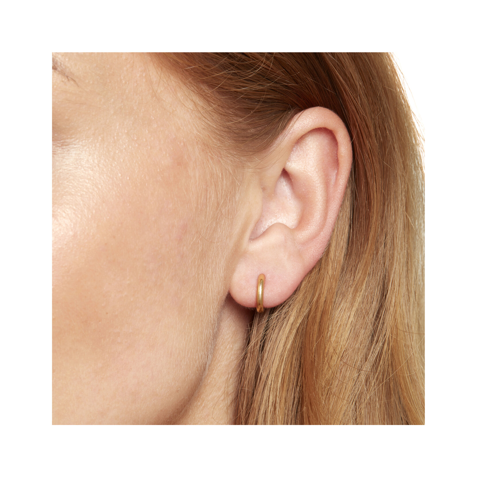 Gold Huggie Hoops