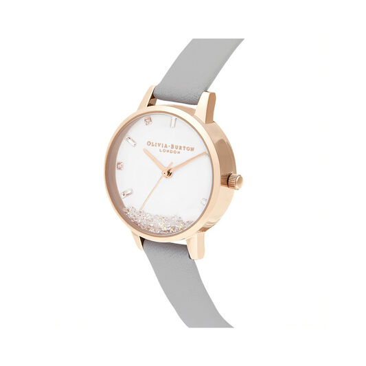 The Wishing Watch Grey & Rose Gold