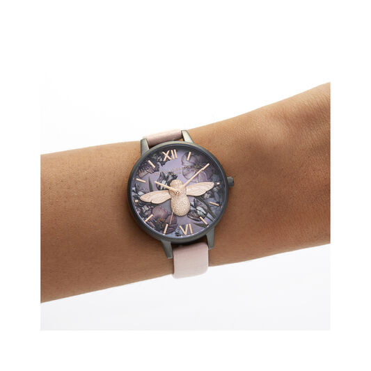 Twilight Demi Dial Watch with Lilac Mother-Of-Pearl