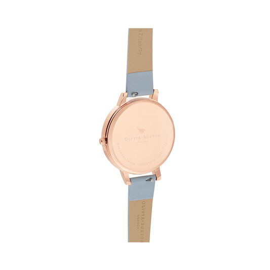 Painterly Prints Vegan Chalk Blue & Rose Gold