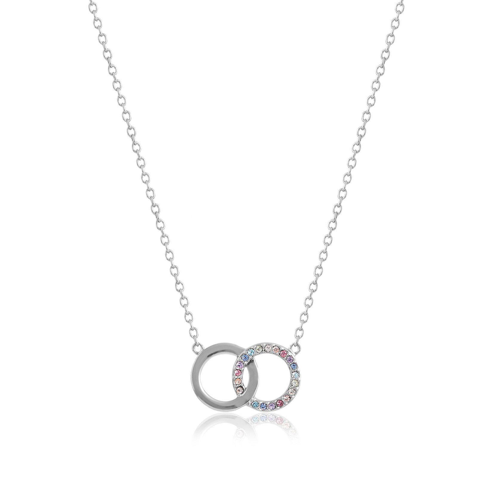 Silver Choker & Interlink Necklace Gift Set