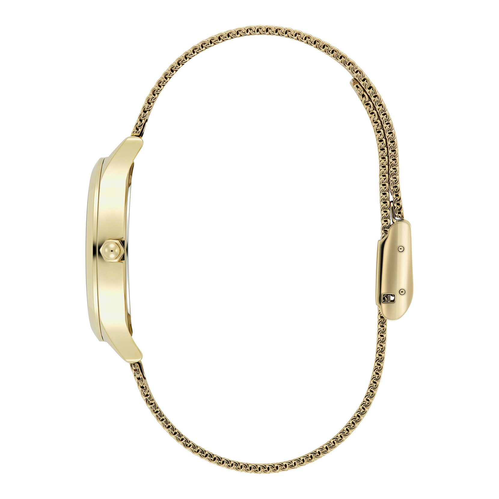 30mm Wonderlust Ivory & Gold Mesh Watch