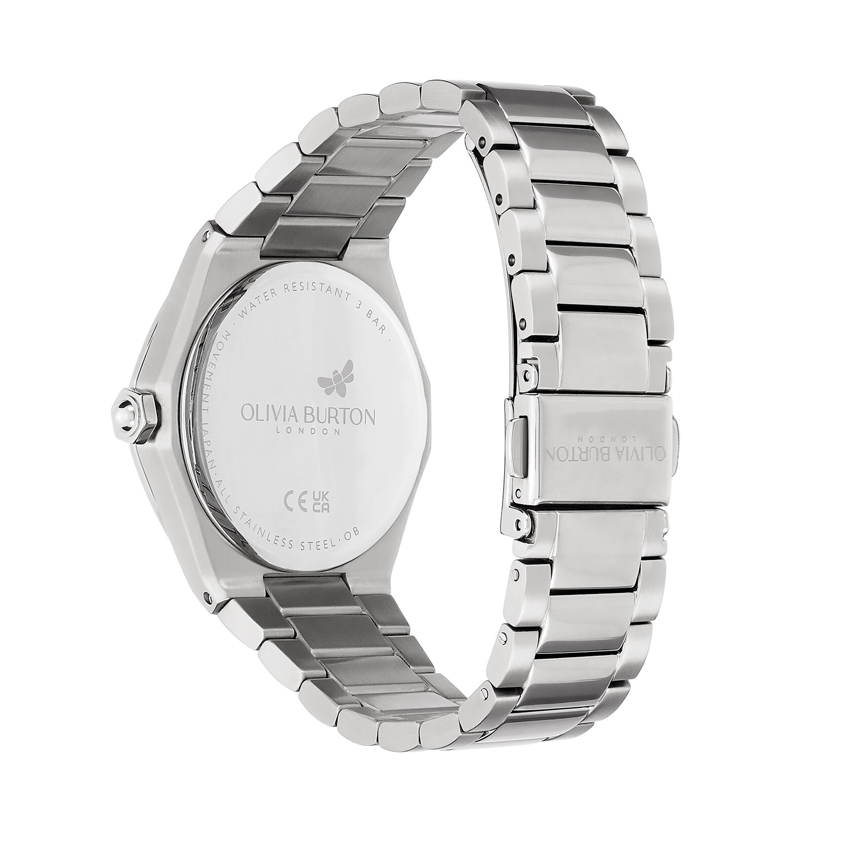 33mm Hexa Blush & Silver Bracelet Watch