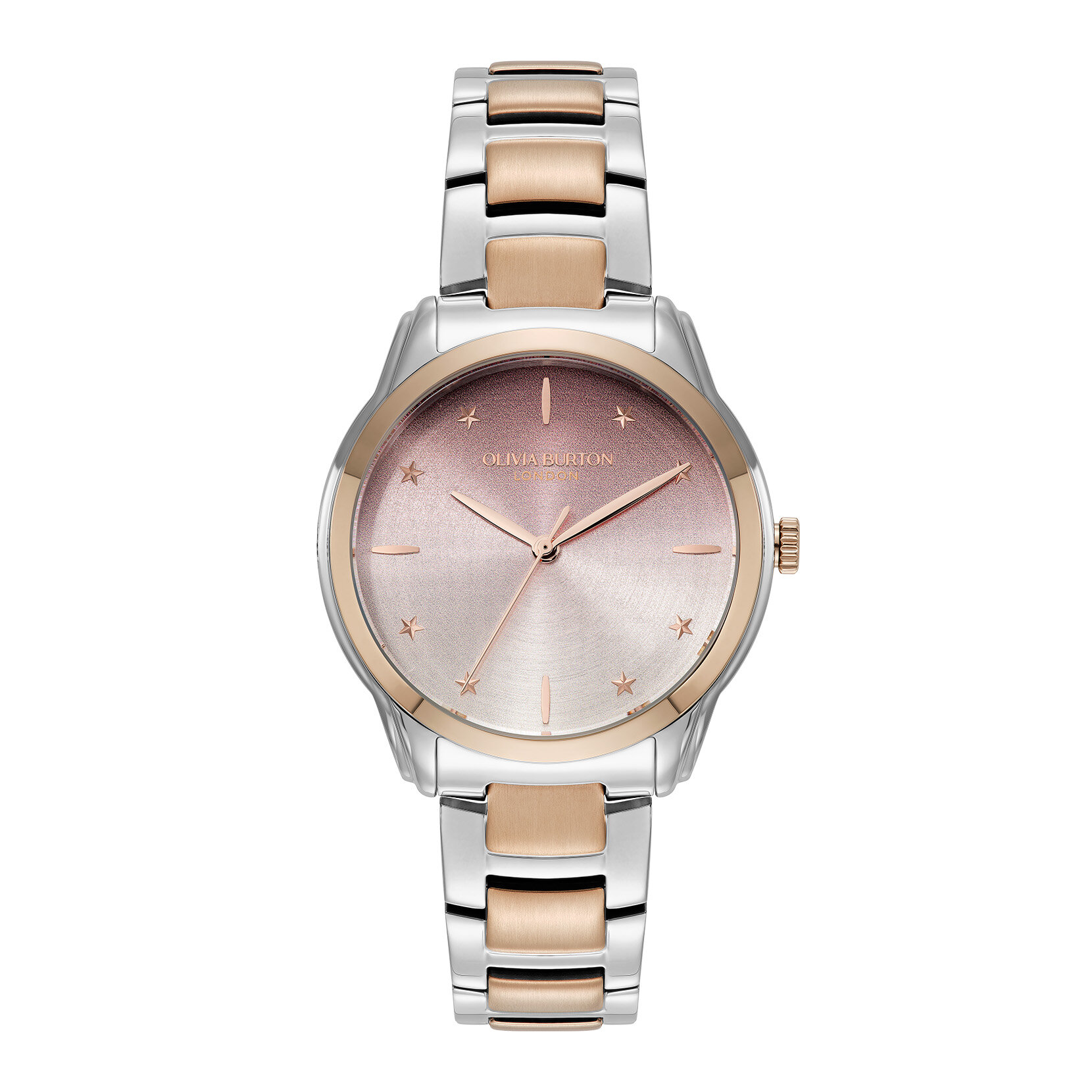 36mm Colourwave Blush Ombre & Two Tone Bracelet Watch