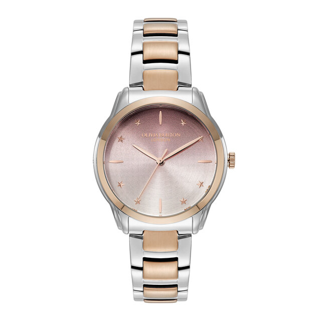 36mm Colourwave Blush Ombre & Two Tone Bracelet Watch