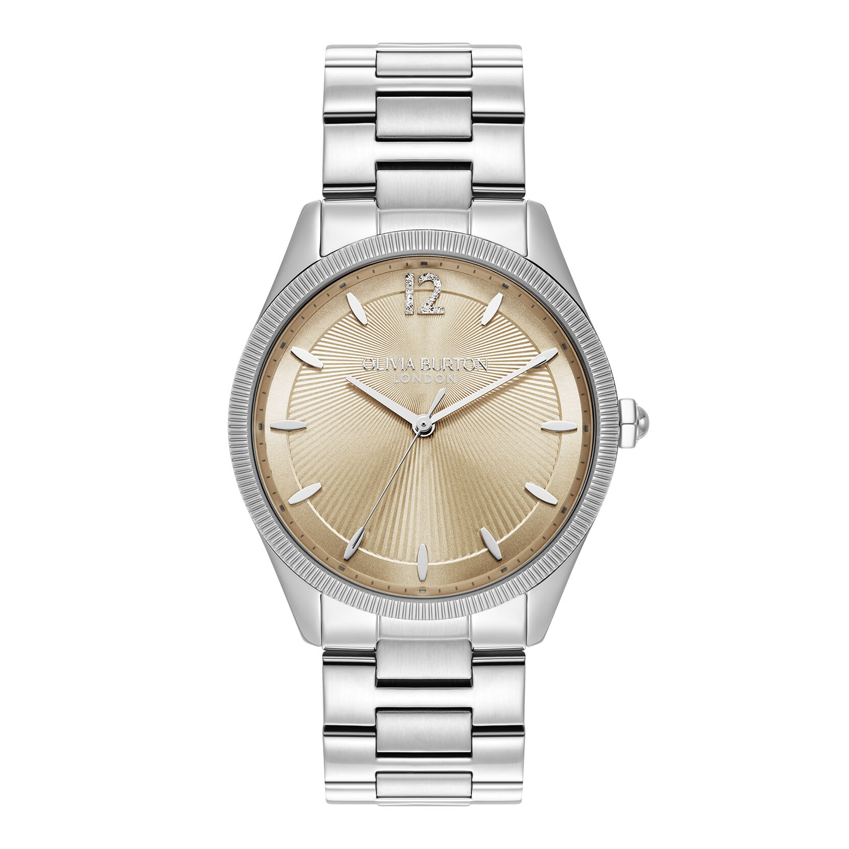 38mm Radiate Nude Silver Bracelet Watch