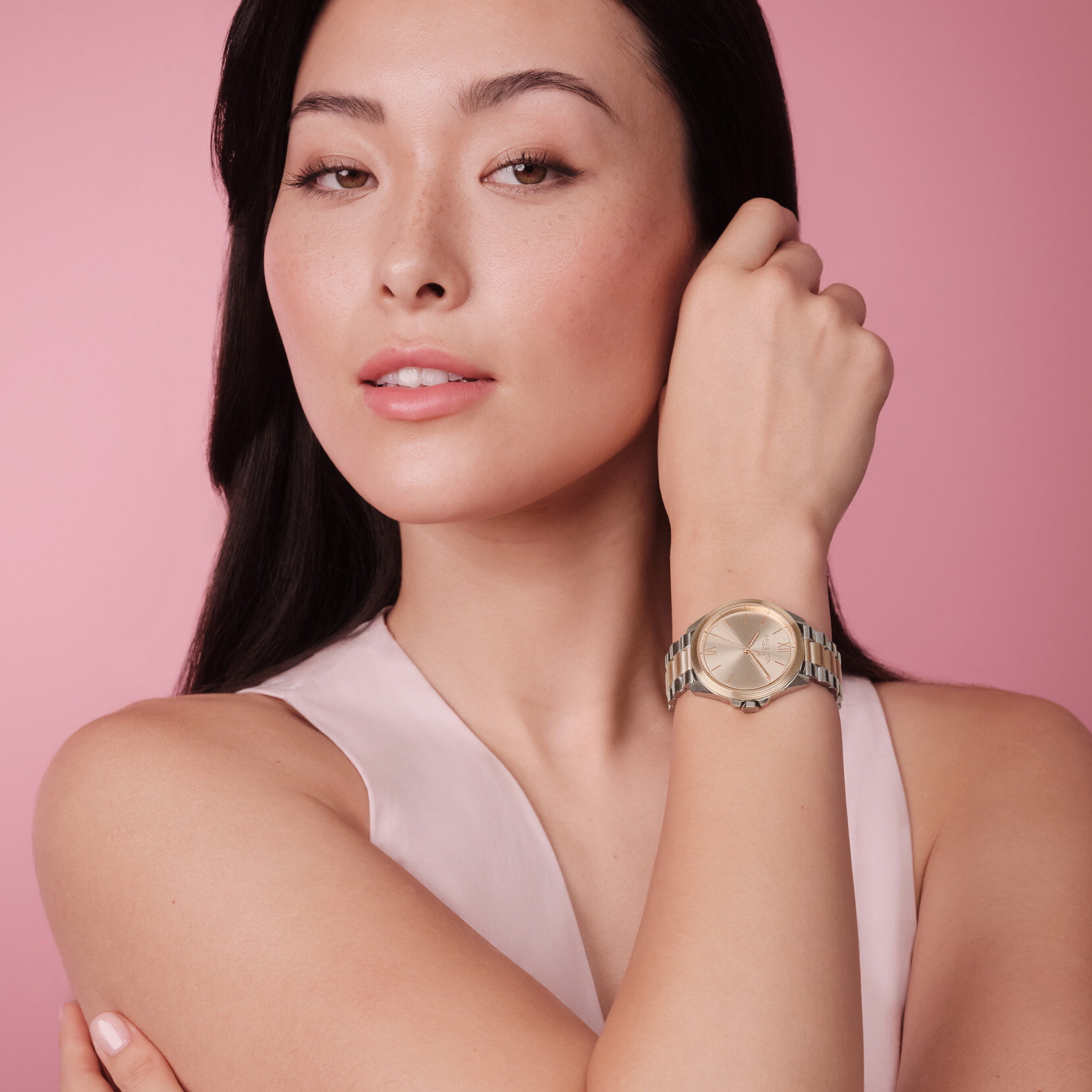 36mm Chiswick Trench Coat & Two Tone Bracelet Watch