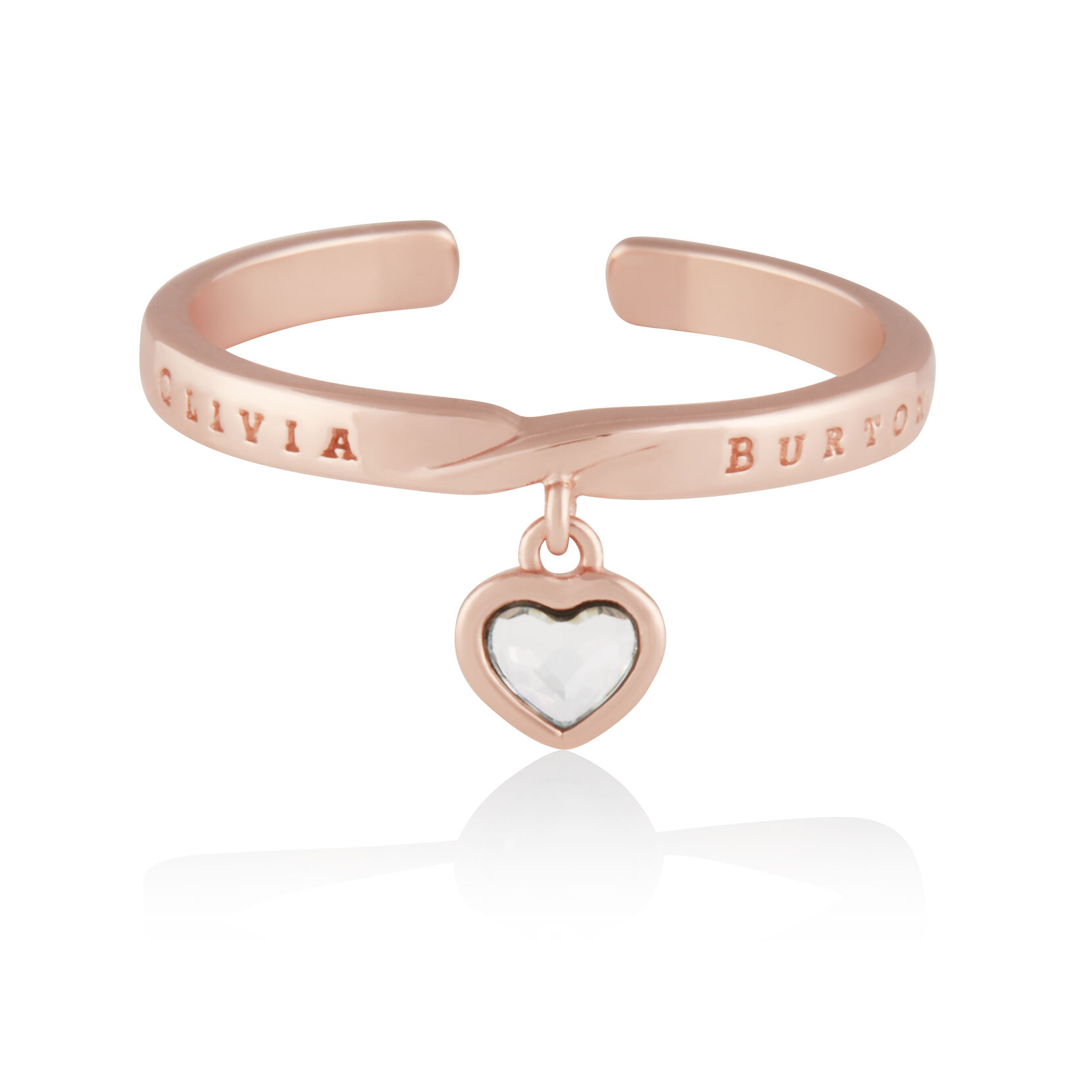 Interlink Heart Gift Set Rose Gold