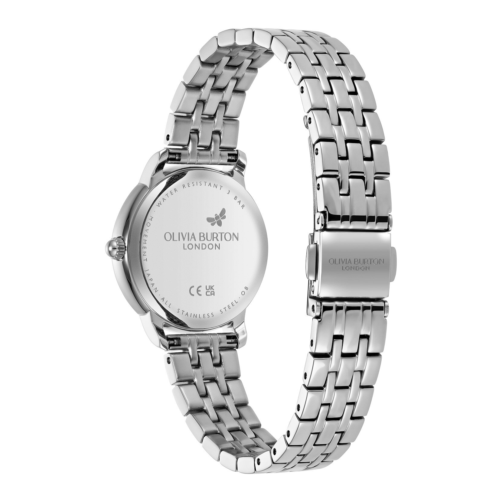 30mm Westbourne White & Silver Bracelet Watch