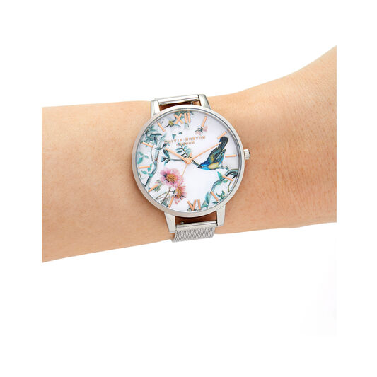 Painterly Prints Rose Gold & Silver Mesh