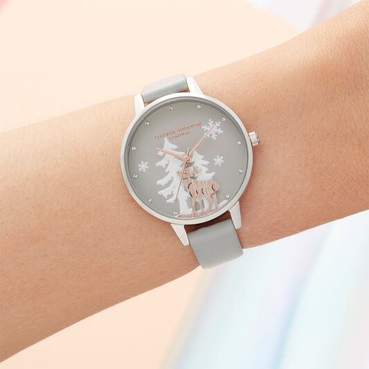 Winter Wonderland Vegan Gray, Rose Gold & Silver