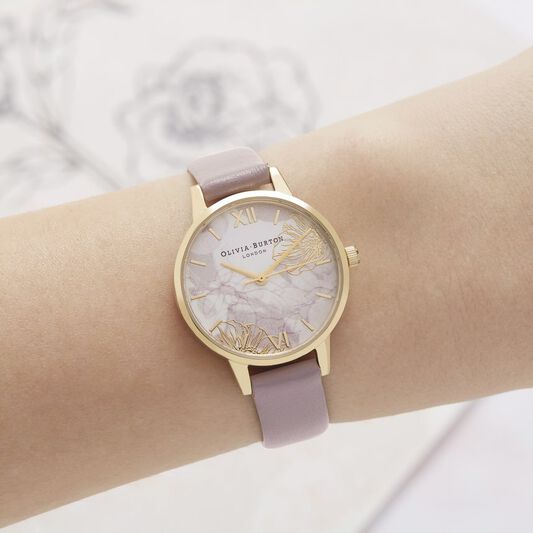 Abstract Florals Vegan Rose Sand & Gold