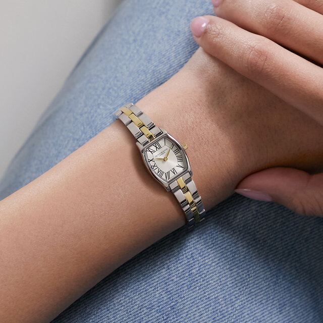 18mm Cambridge Champagne & Two Tone Bracelet Watch