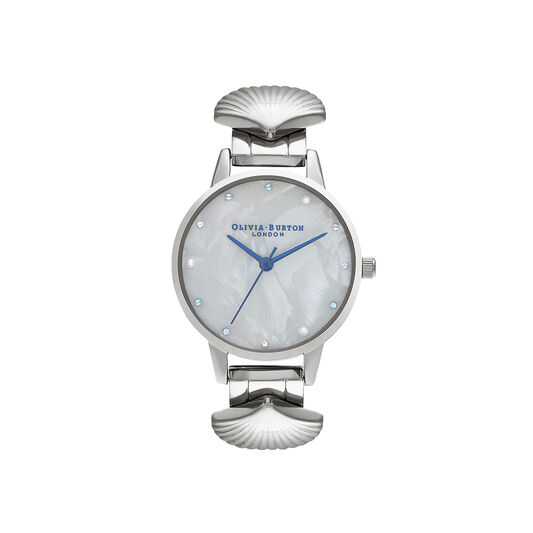 Mermaid Watch Silver & Blue