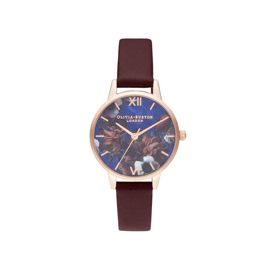 Midi Lapis Lazuli & Burgundy