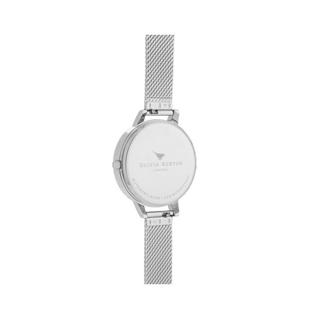 Celestial Demi Dial Watch with Boucle Mesh
