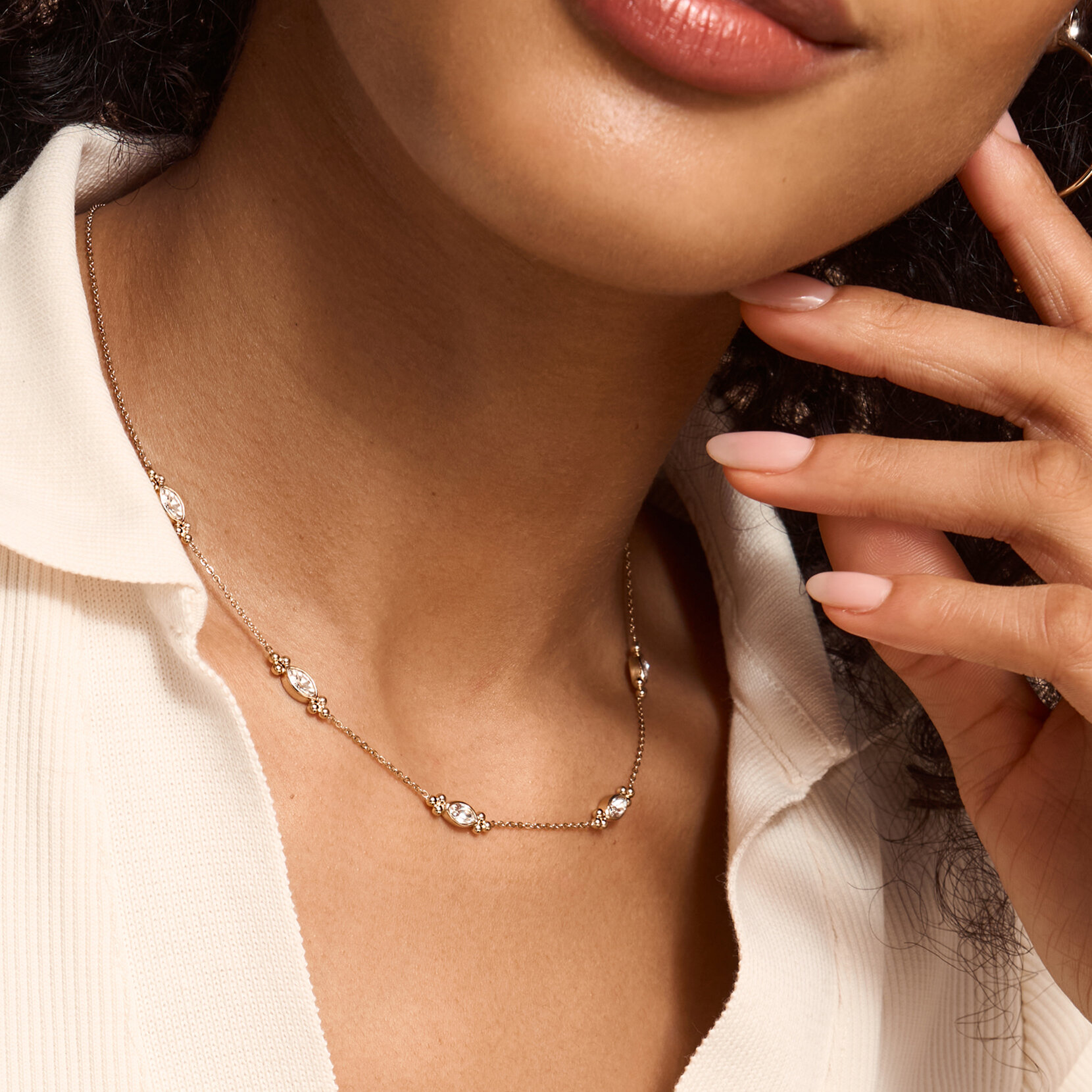 Dainty Gold Plated Necklace
