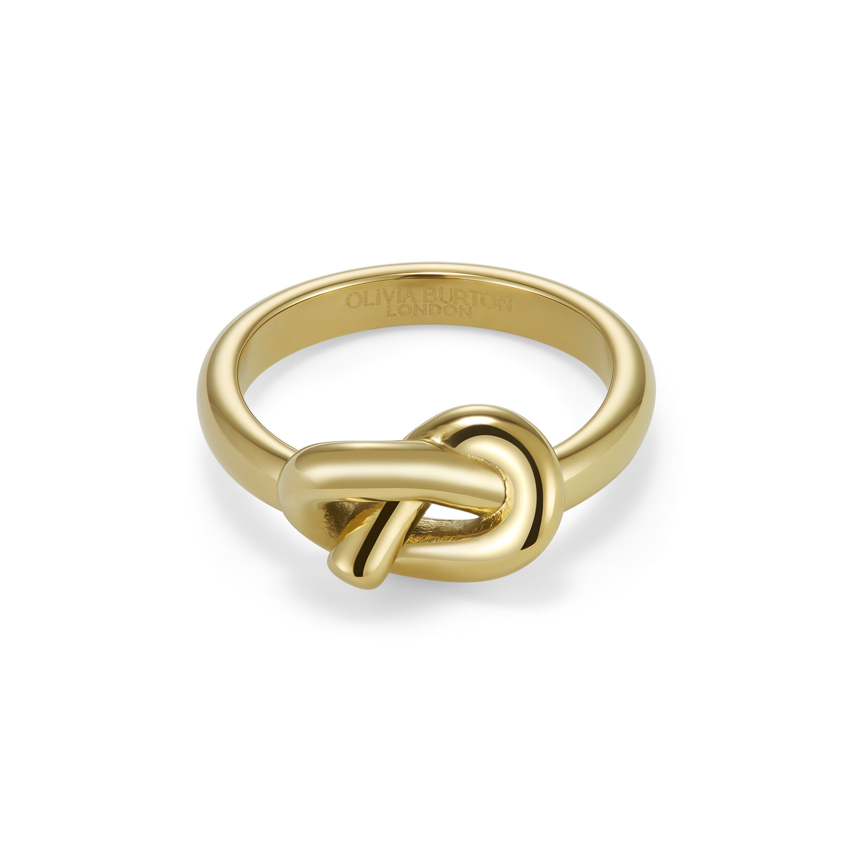 Lover's Knot Gold Plated Ring S