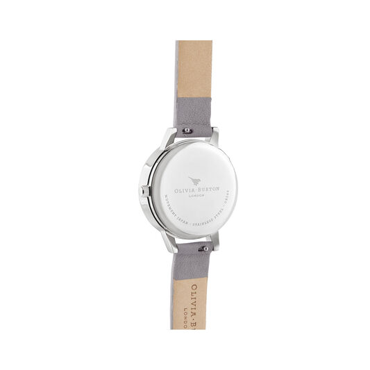 Midi Dial Grey Lilac Rose Gold & Silver