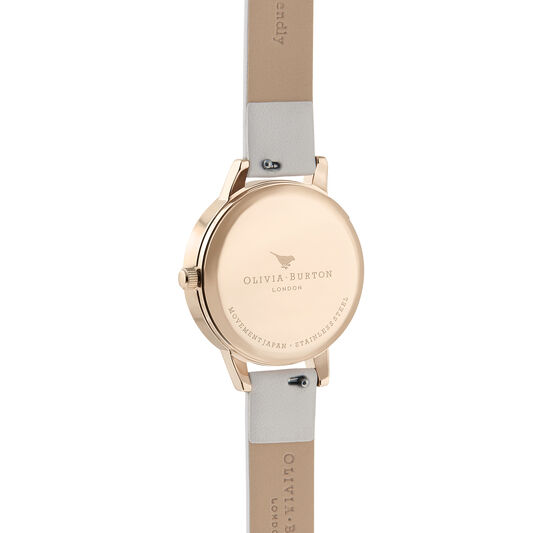 Bejewelled Lace Blush & Rose Gold Mesh Watch