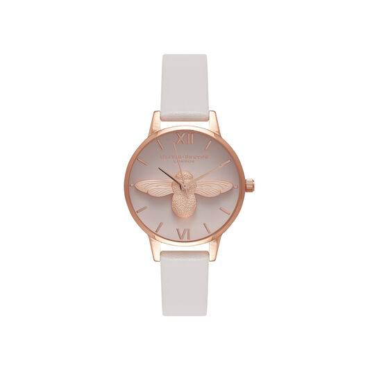3D Bee Blush Dial Blush & Rose Gold Watch
