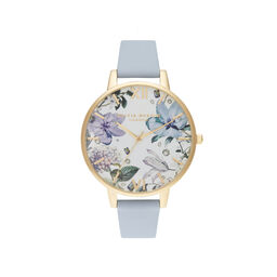 Big Dial Chalk Blue & Gold