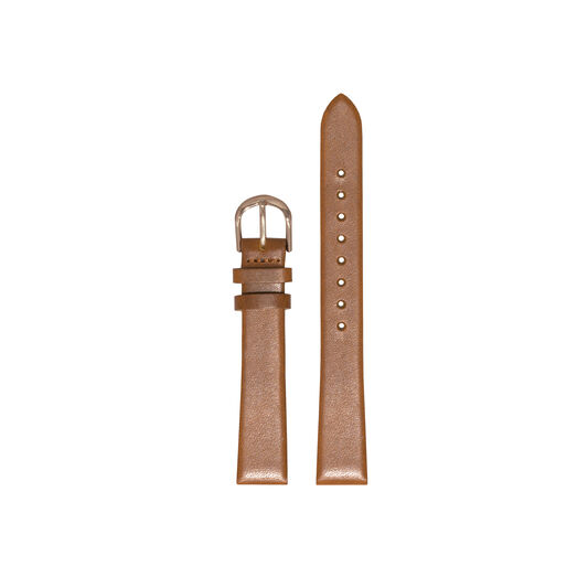 12mm Rose Gold & Tan Leather Strap