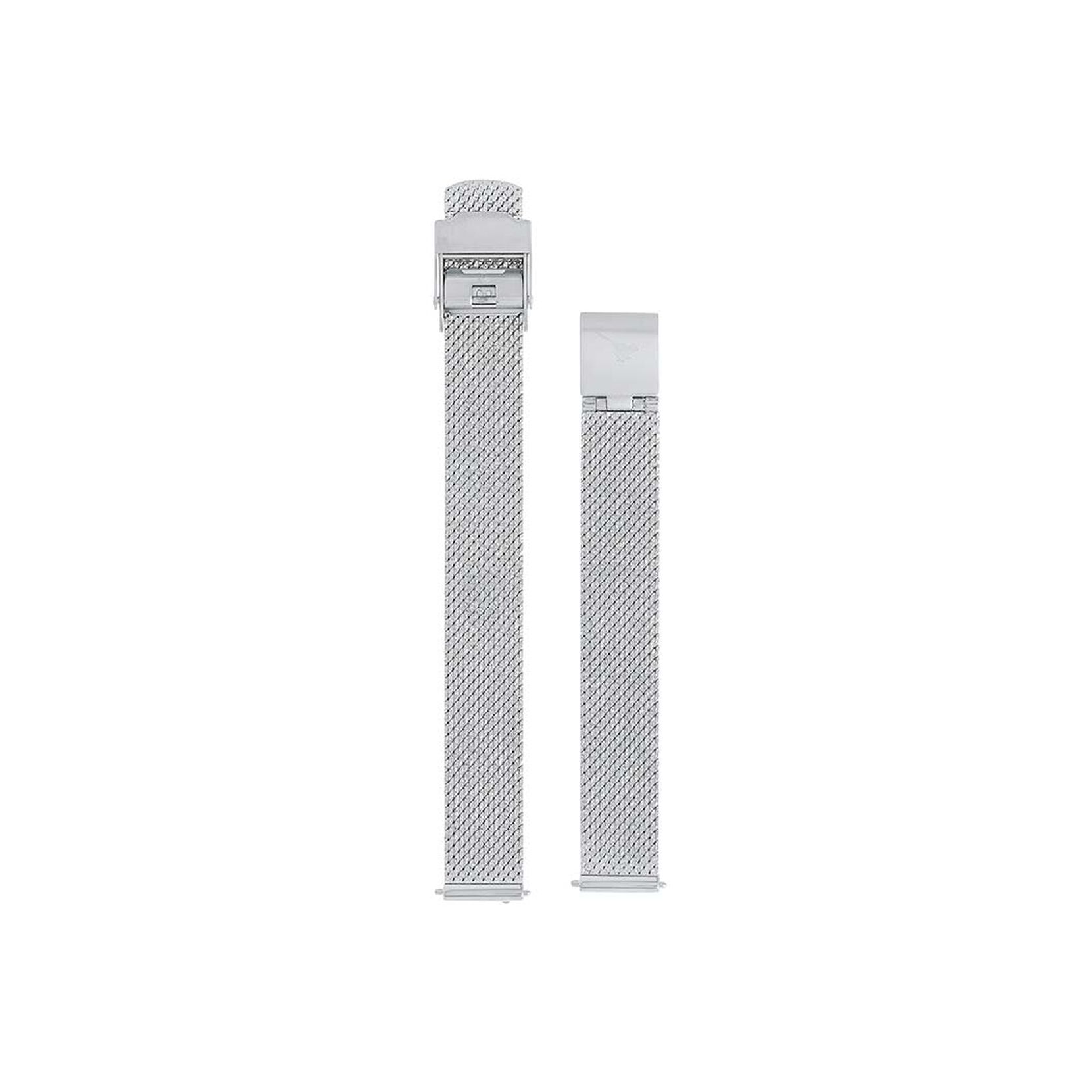 Midi Dial Silver Boucle Mesh