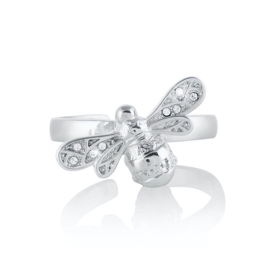 Sparkle Bee Silver Ring