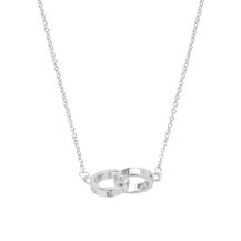 Silver Interlink Necklace