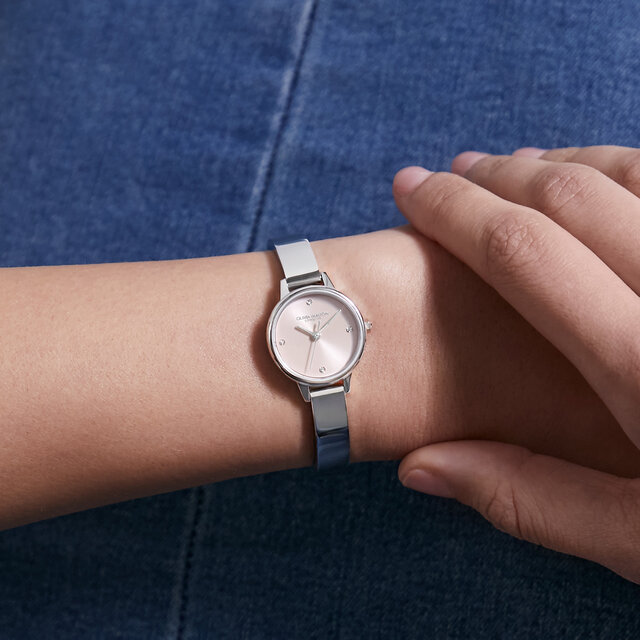 23mm Mini Primrose & Silver Bangle Watch