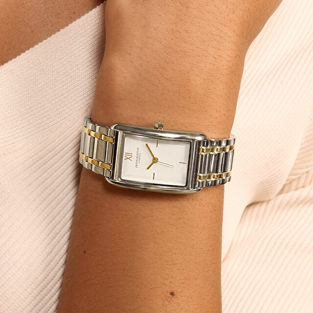 23mm Grove White & Two Tone Bracelet Watch