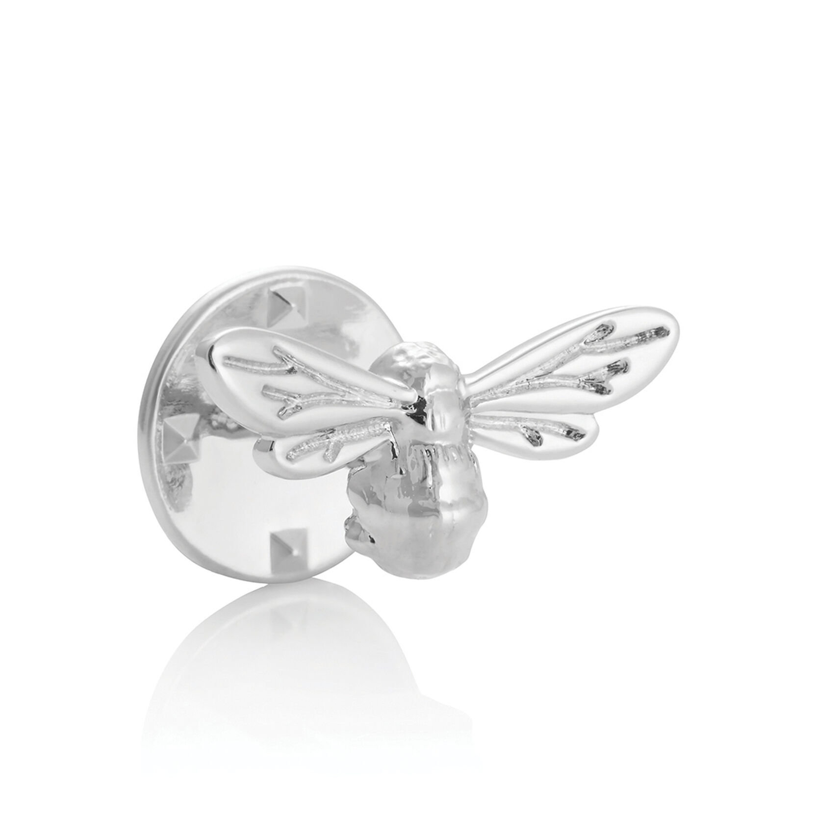 Lucky Bee Pin Silver