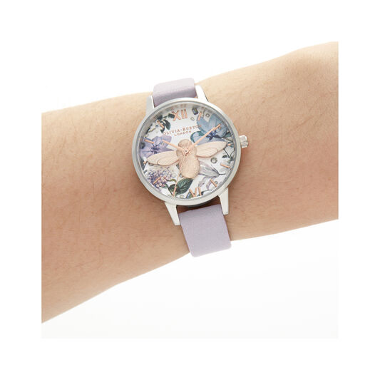 Midi 3D Bee Parma Violet, Rose Gold & Silver