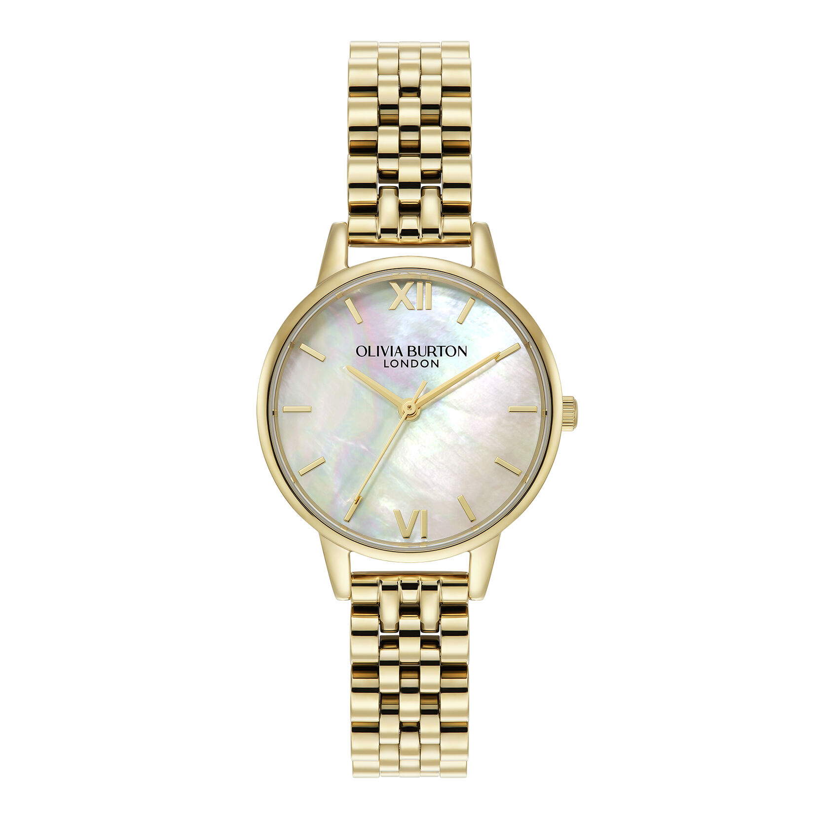 White and gold watch cheap