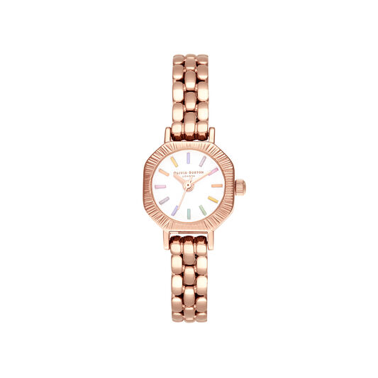 Rainbow Pale Rose Gold Bracelet