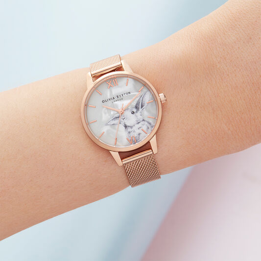 Winter Wonderland Dial & Rose Gold Mesh