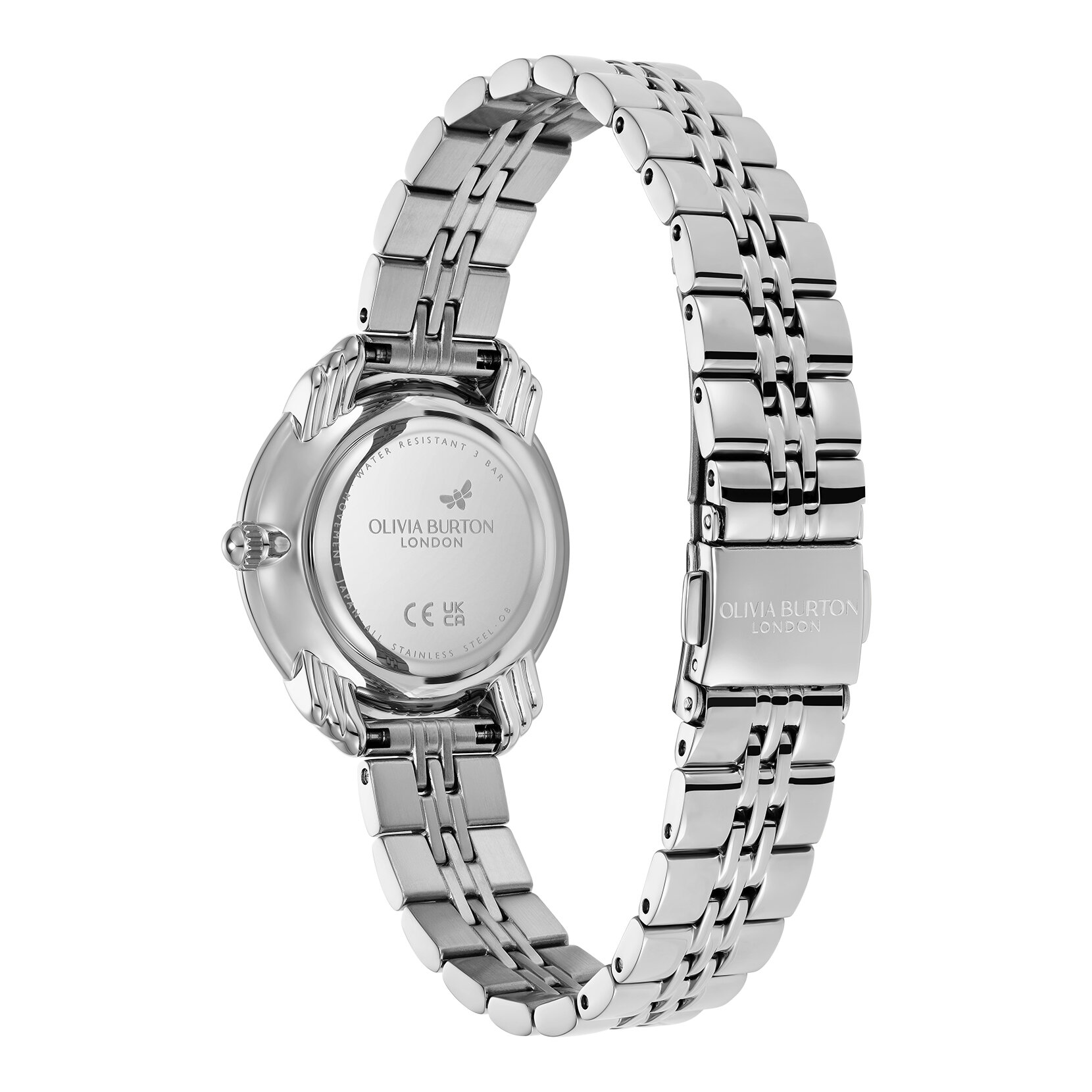 30mm Art Deco 2.0 Ivory & Silver Bracelet Watch