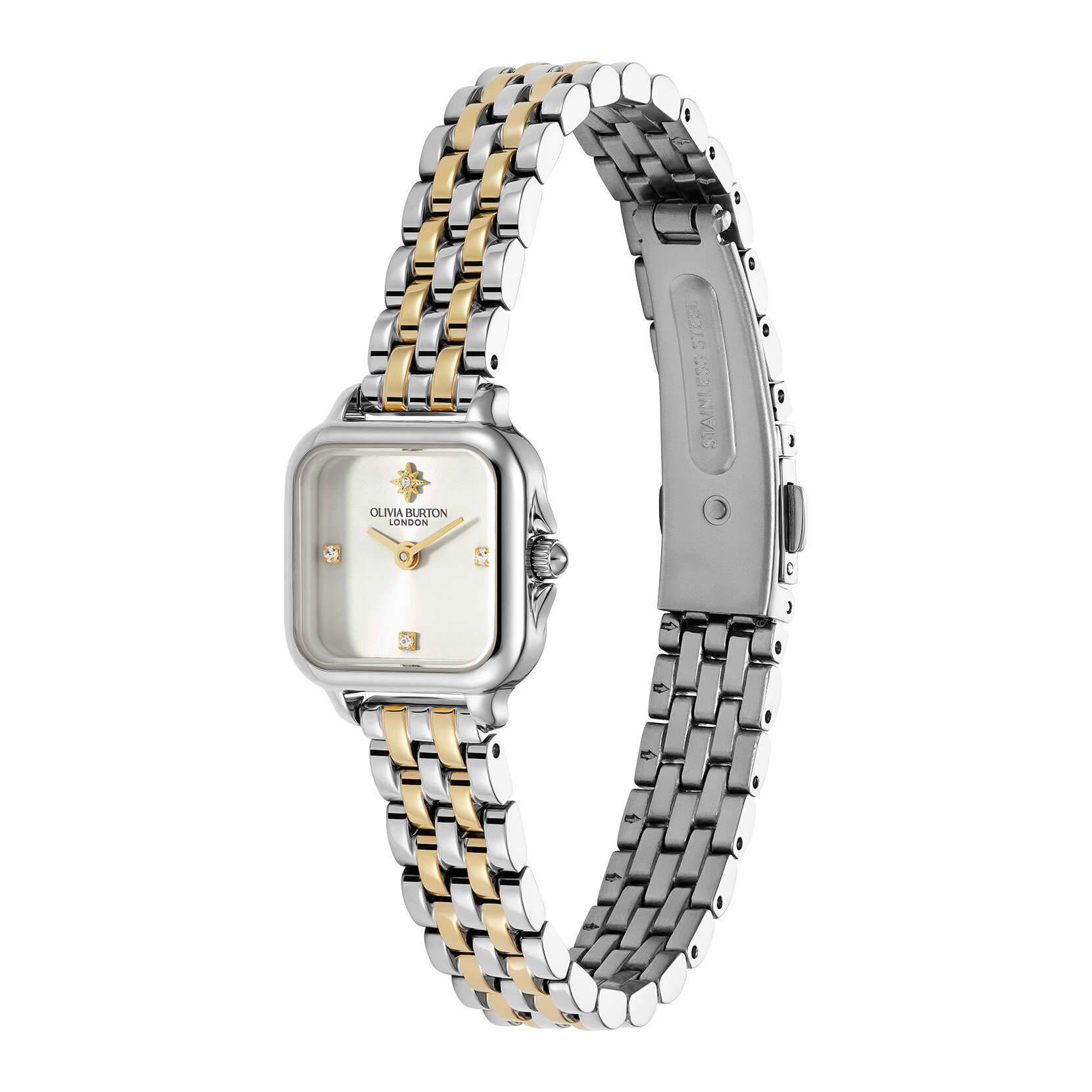 20mm Mini Grosvenor Ivory & Two Tone Bracelet Watch