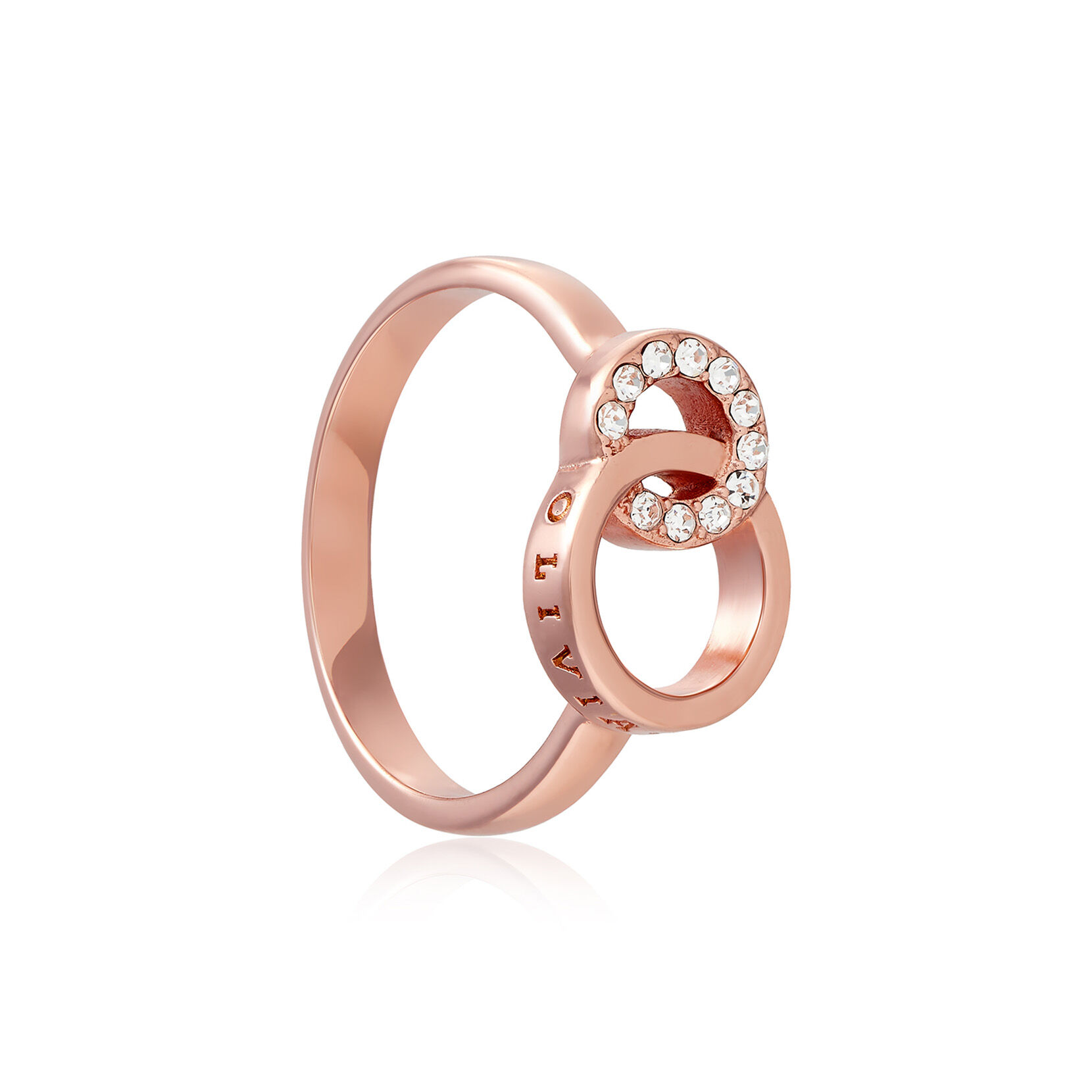 Classics Rose Gold Interlink Ring