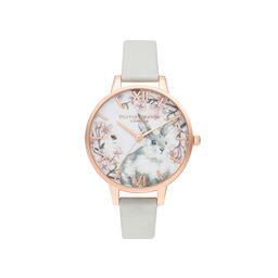 Bunny Demi Vegan Grey & Rose Gold